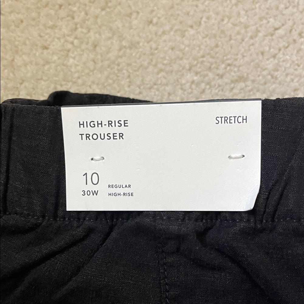 Women’s Black Trouser Pants - Picture 2 of 3